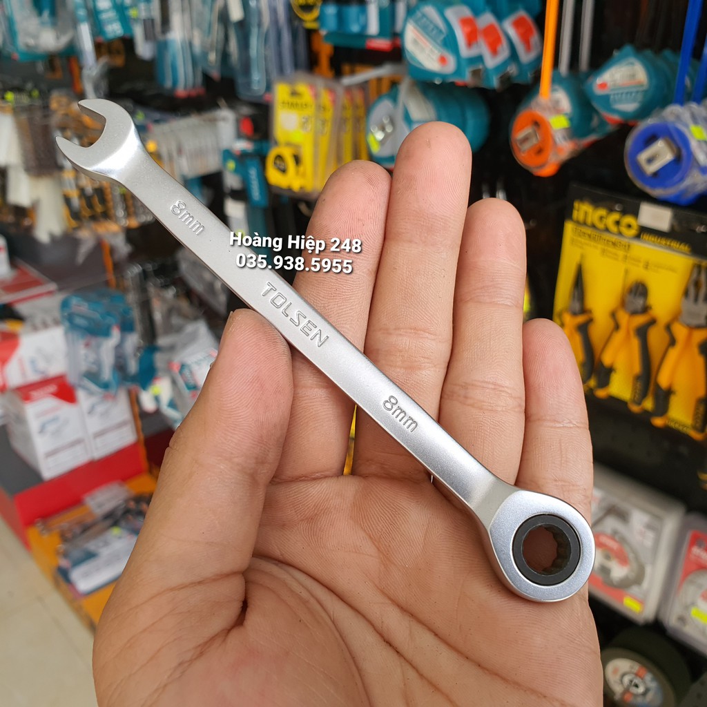 cờ lê tự động tolsen 8mm tolsen 15204