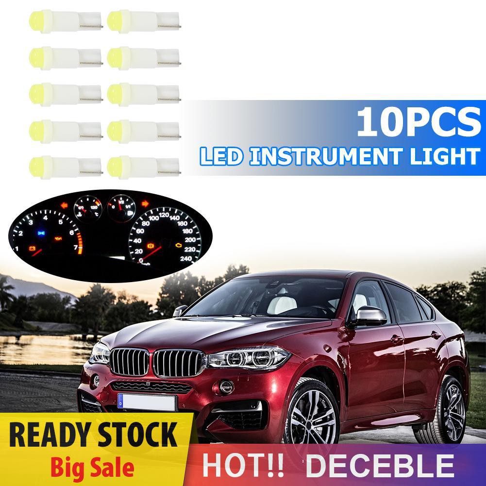 10 Bóng Đèn Led T5 3d Cob Cho Xe Hơi