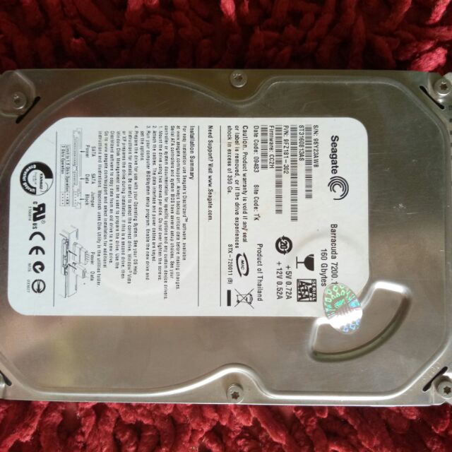 Ổ cứng hdd seagate 160gb