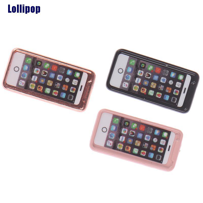 Mô hình điện thoại thông minh tỷ lệ 1:12 cho trang trí nhà búp bê