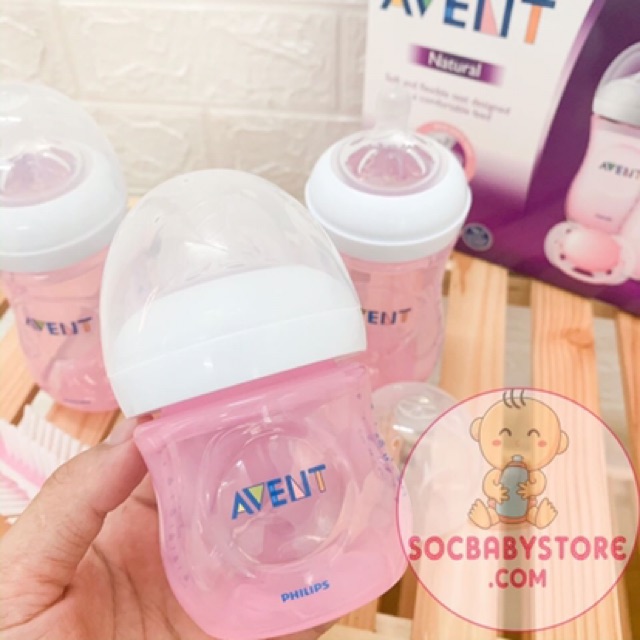 Bộ bình sữa Philips Avent 125ml và 260ml