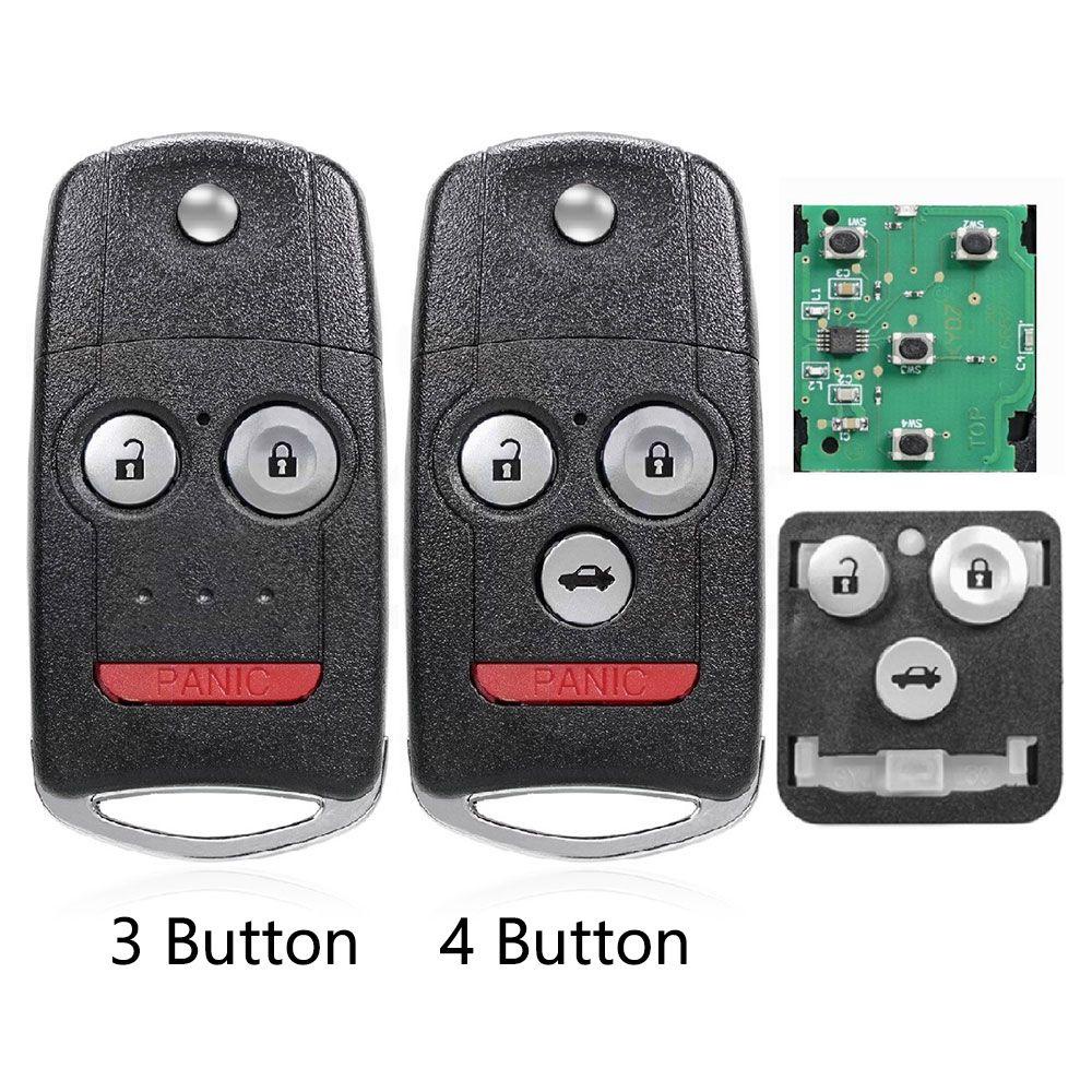 Chìa Khóa Điều Khiển Từ Xa 313.8Mhz Bền Bỉ Không Chìa Khóa Cho Honda Accord 2008-2012