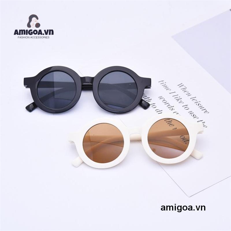 ✨✨Kính Râm Trẻ Em Tròn Mờ Thích Hợp Cho Bé 1-8 Tuổi