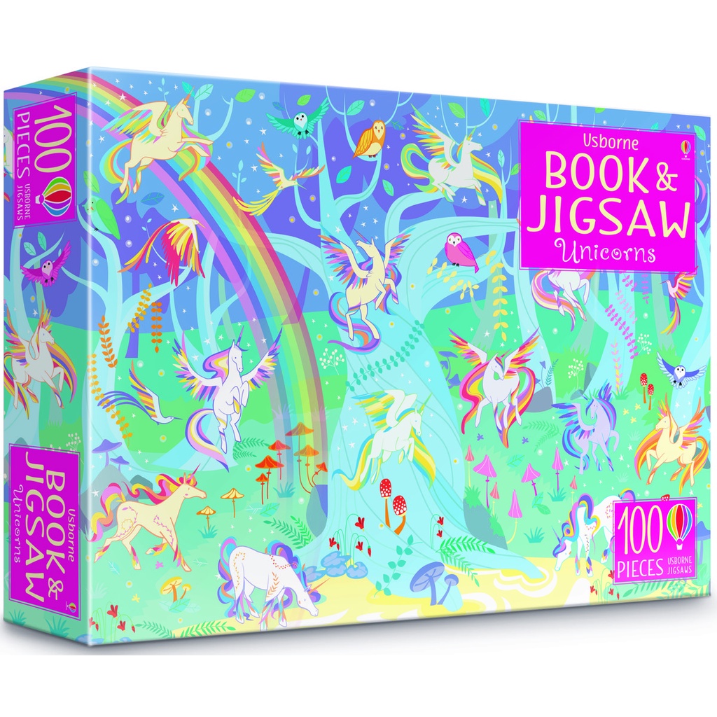 Sách - Bộ xếp hình Book and Jigsaw Unicorns