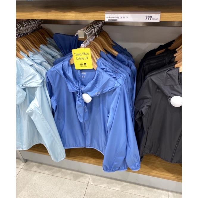 12.12 [ UNIQLO ÁO GIÓ UV CUT ] Áo khoác vải dù ( gió ) parka UV Uniqlo chính hãng