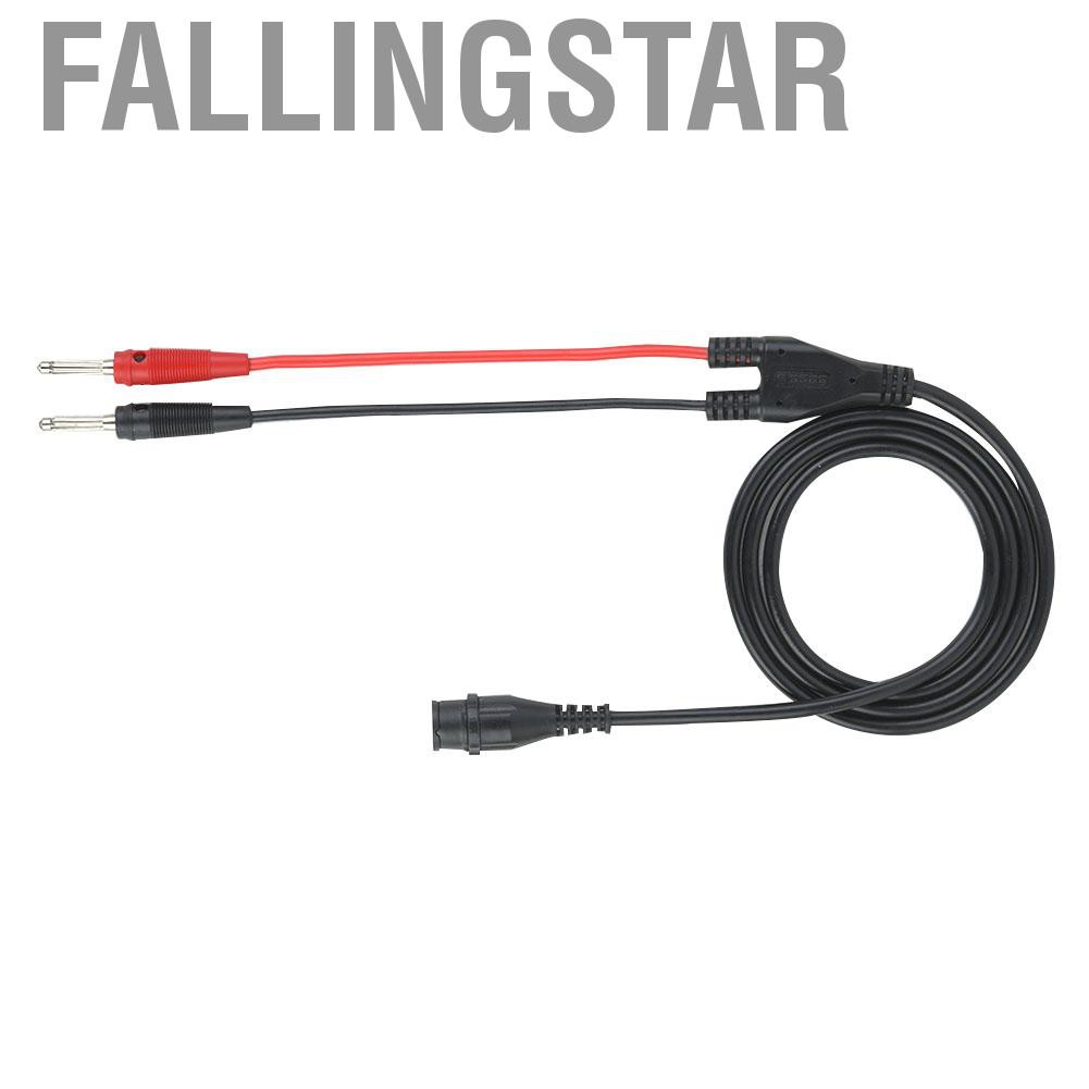 Fallingstar P1203 BNC Male Plug to Banana Coaxial Cable Oscilloscope Test Lead 120cm