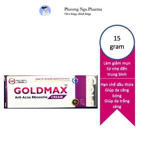 Kem Goldmax da sáng mịn màng 15 gram