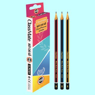 Hộp(12cây) bút chì gỗ HB Classmate CL-PC101 không tấy