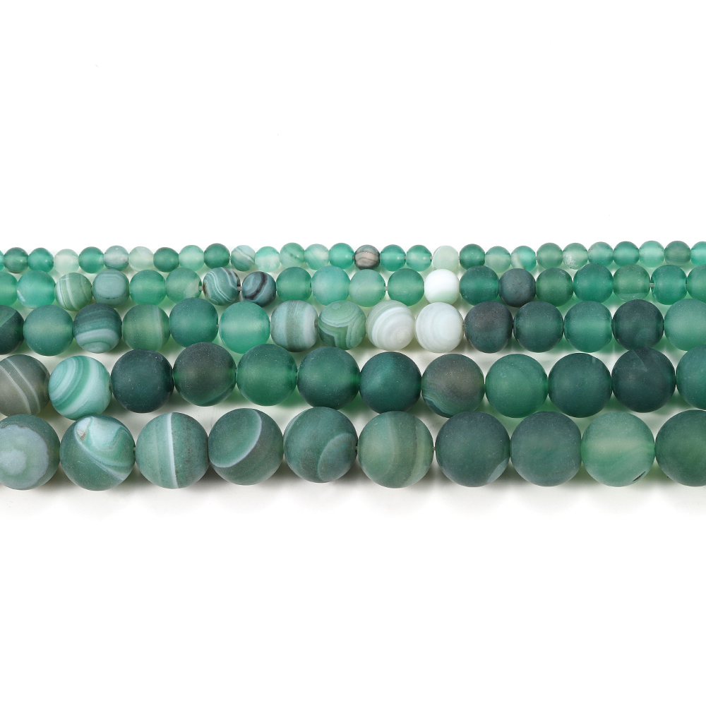 St.kunkka Dây chuỗi hạt đá dùng để làm đồ trang sức thủ công DIY 4 6 8 10 12mm