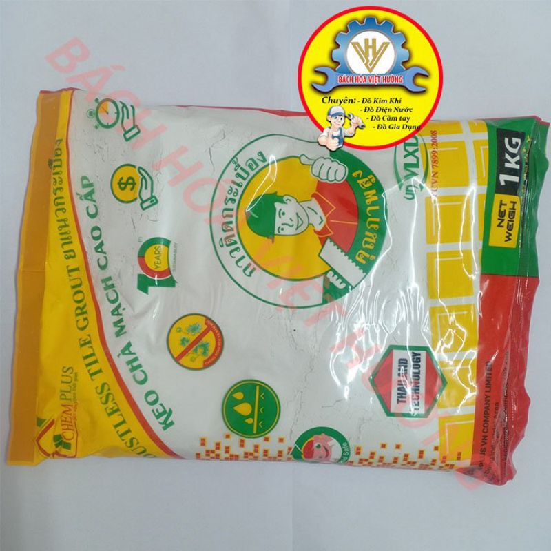 KEO CHÀ MẠCH 1kg - KEO CHÀ RON - XI MĂNG TRẮNG