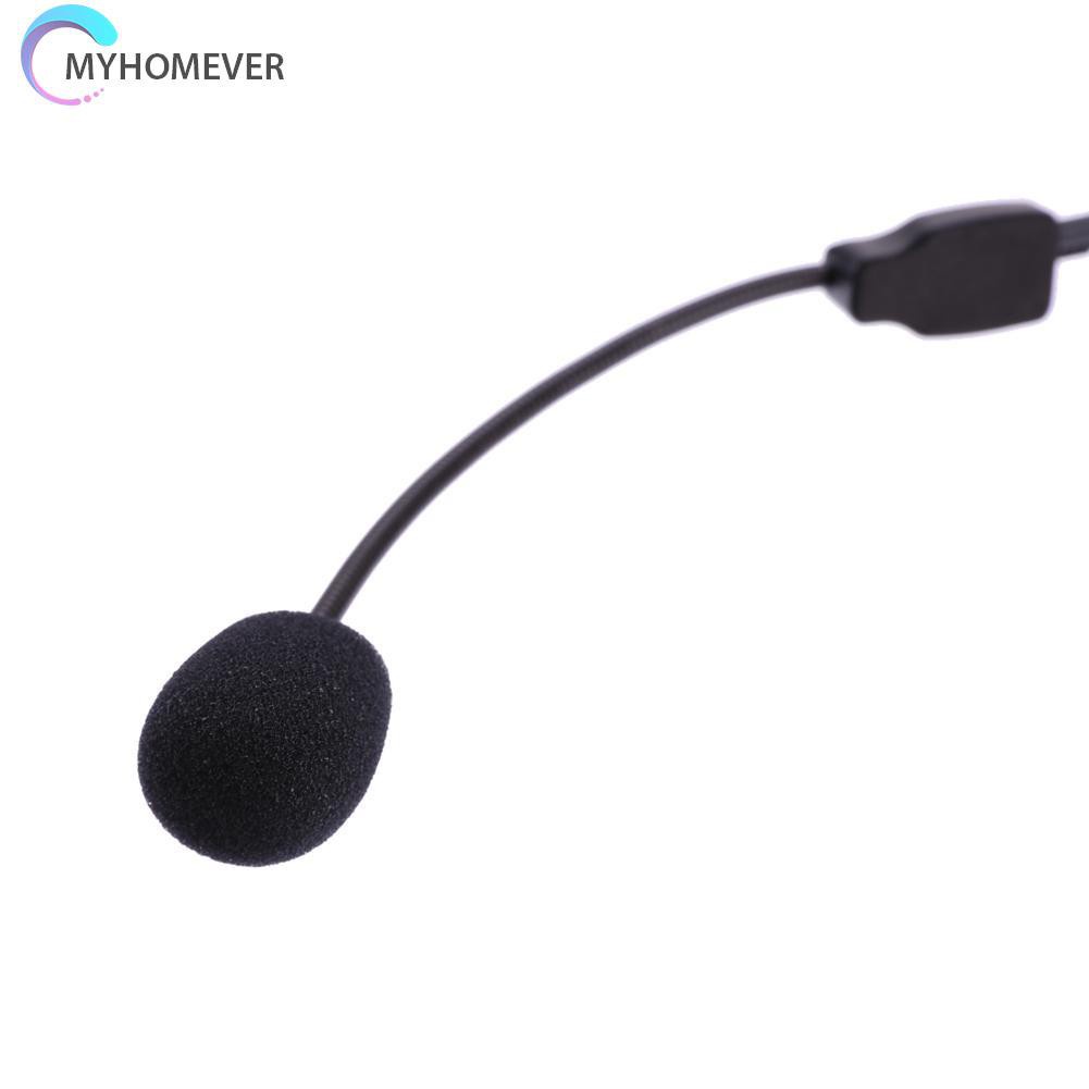 myhomever Portable Lightweight Wired 3.5mm Plug Guide Lecture Speech Headset with Mic