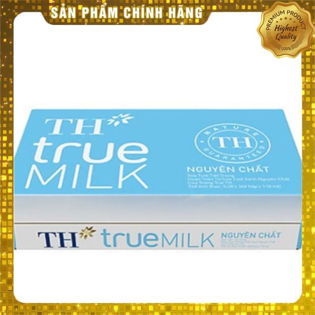 Thùng sữa tươi nguyên chất TH true milk hộp 110ml × 48 hộp