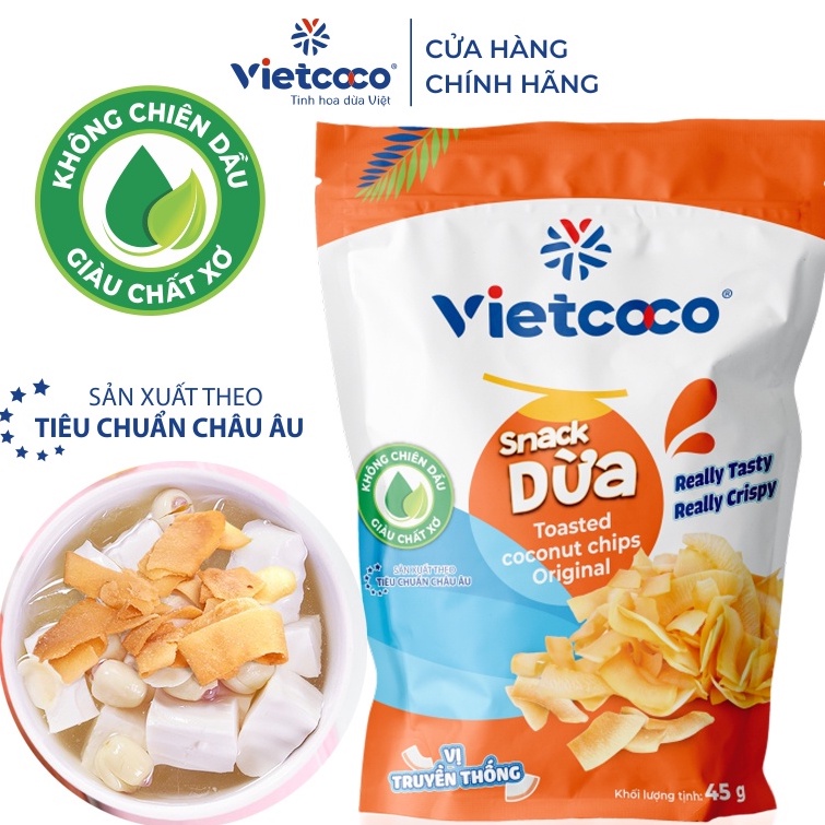 DỪA NON SẤY DÒN VIETCOCO -ĐẶC SẢN BẾN TRE CỰC NGON