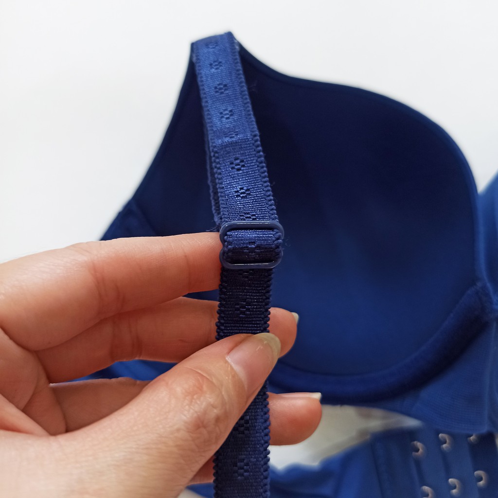 Áo ngực trơn mút mỏng mặc thoáng khí màu xanh size 34,36,38 New 100%