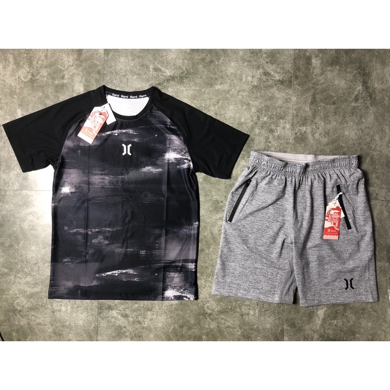 Áo thun raglan Nam phối tay vải thun lạnh thể thao, có bigsize tới 140kg