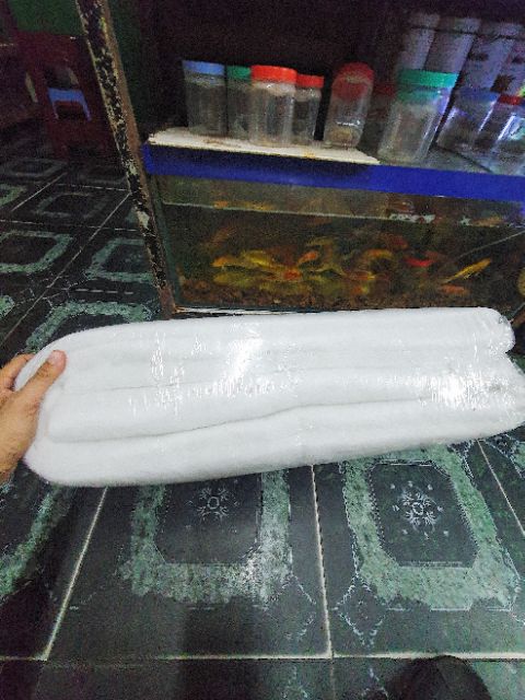 1KG GÒN MIẾNG KÍ VẬT LIỆU LỌC HỒ CÁ NON BỘ DÀI 5m4 RỘNG 35cm DÀY 3cm