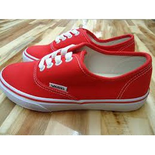 HOT Giày vans Classic đỏ tươi đế trắng
