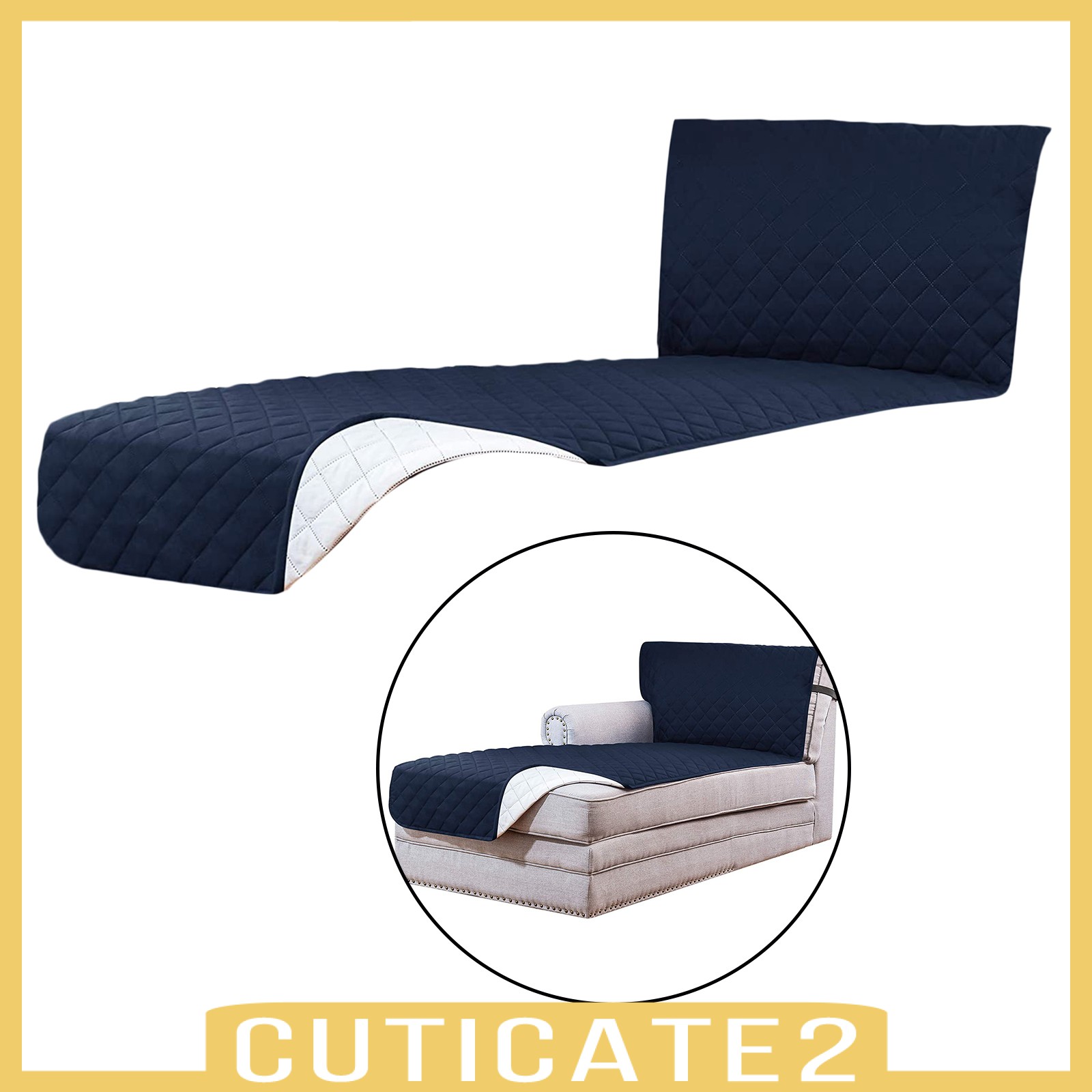 Vỏ Bọc Ghế Sofa Chữ L Cuticate2 Kèm Dây Đai Co Giãn