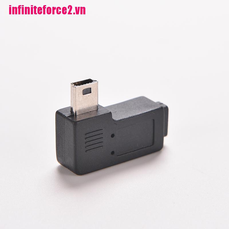 Bộ 2 Đầu Chuyển Đổi Usb Micro 5pin Female Sang Mini 5pin Male 90 Độ | BigBuy360 - bigbuy360.vn