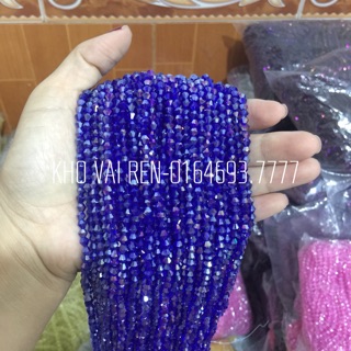 Hạt cườm- hạt đá pha lê 4mm cao cấp