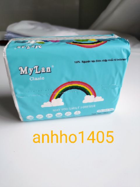 (HCM)Combo 100 gói khăn giấy cầu vồng Xinmier hoặc My Lan