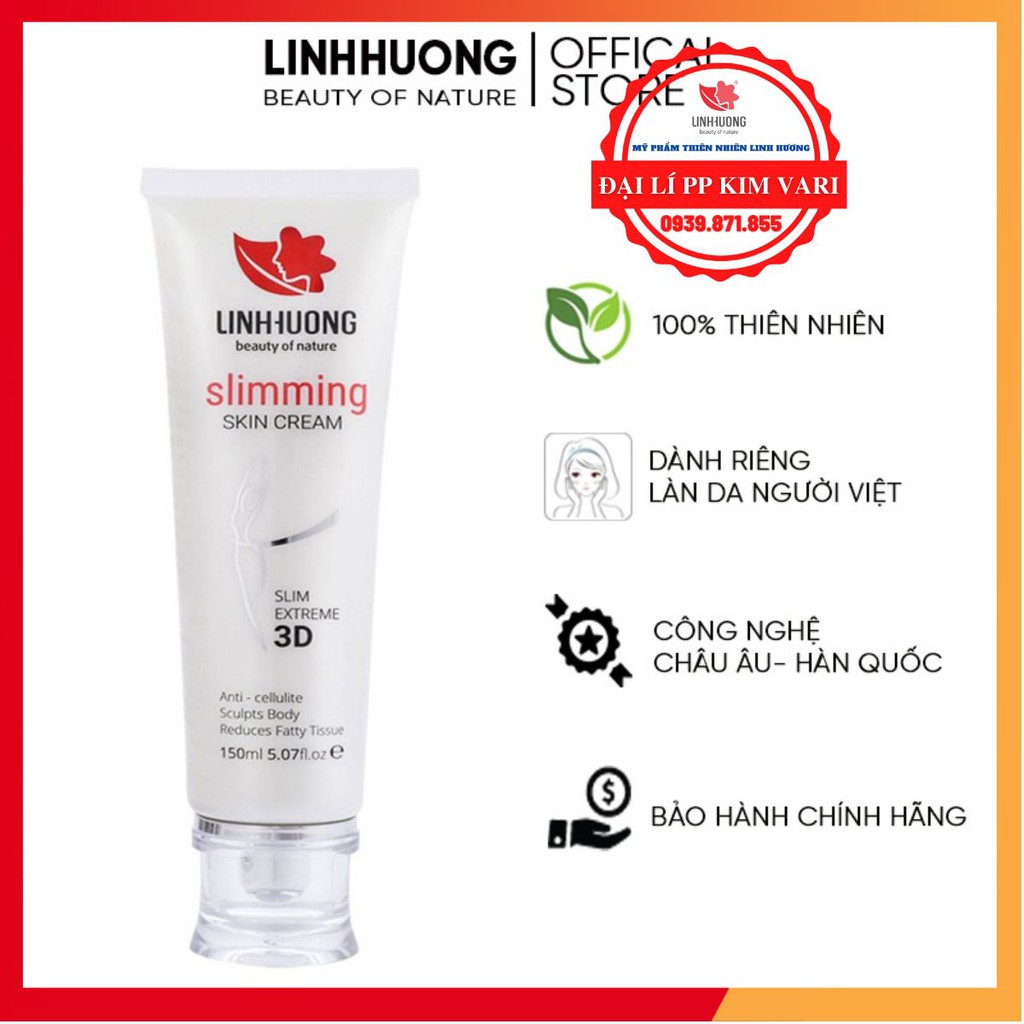 Đại Lí - Kem tan mỡ Linh Hương - Slimming Skin Cream 150ml