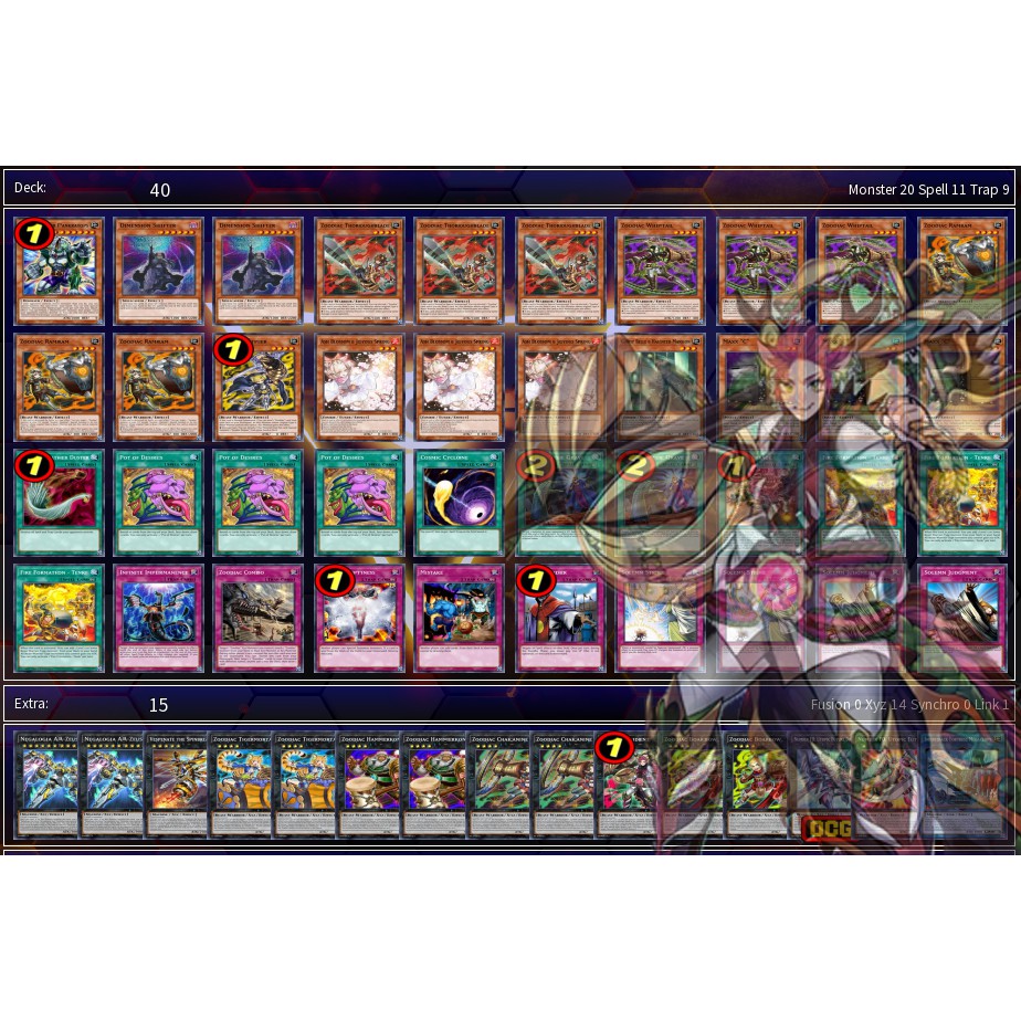 Deck Zoodiac  - Tặng kèm 1 lá bài real có trong deck