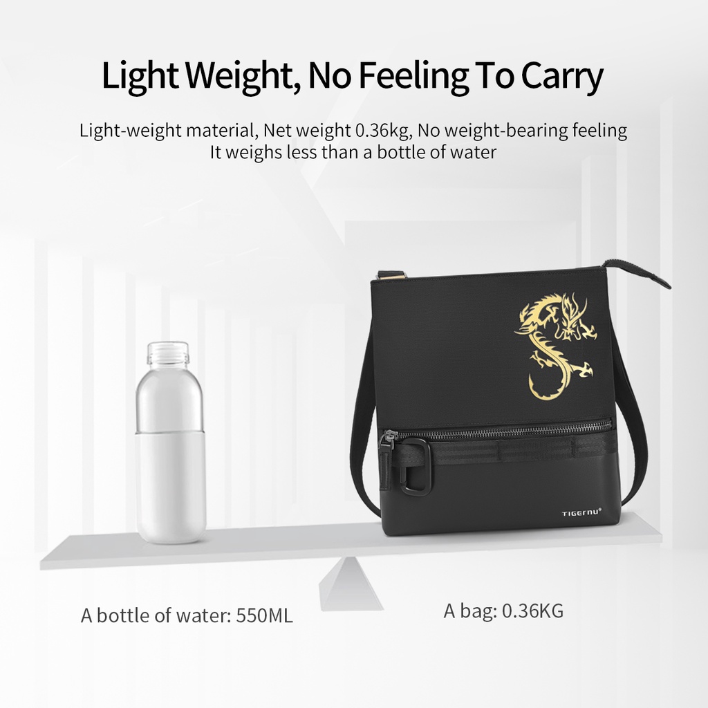 Túi đeo chéo TIGERNU 8222S 7.9&quot; siêu nhẹ chống thấm nước cao cấp