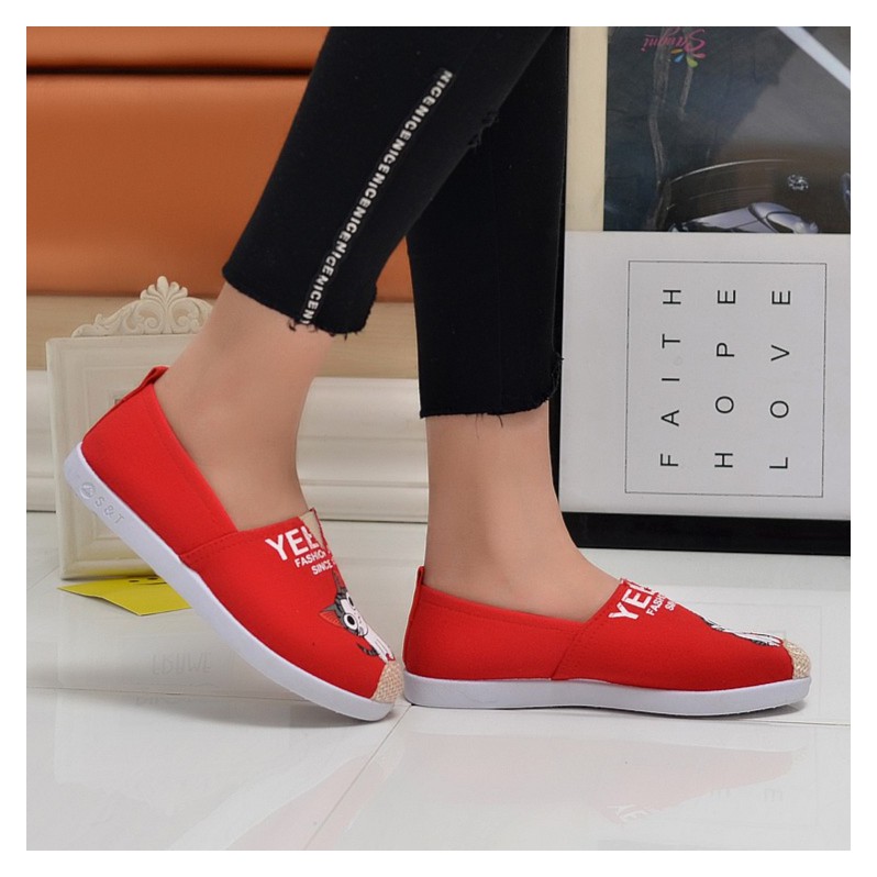 Giày slip on Giày lười mèo cá tính GTTG29