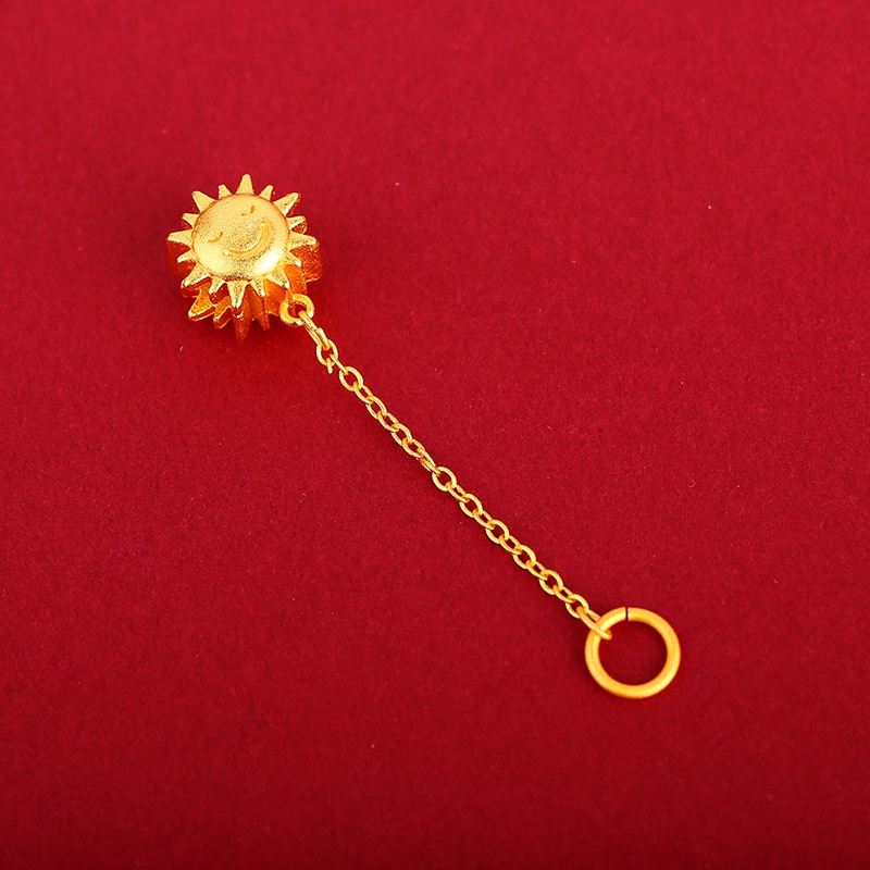 Vòng Đeo Tay Chuỗi Hạt Mặt Trời Mặt Trăng Mặt Trời Màu Vàng Kim Không Gây Dị Ứng Chống Oxy Hóa Chống Trượt Màu Sắc Thời Trang