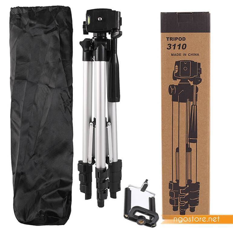 [Mã ELORDER5 giảm 10K đơn 20K] Gậy chụp hình 3 chân Tripod 3110 cho điện thoại máy ảnh | BigBuy360 - bigbuy360.vn