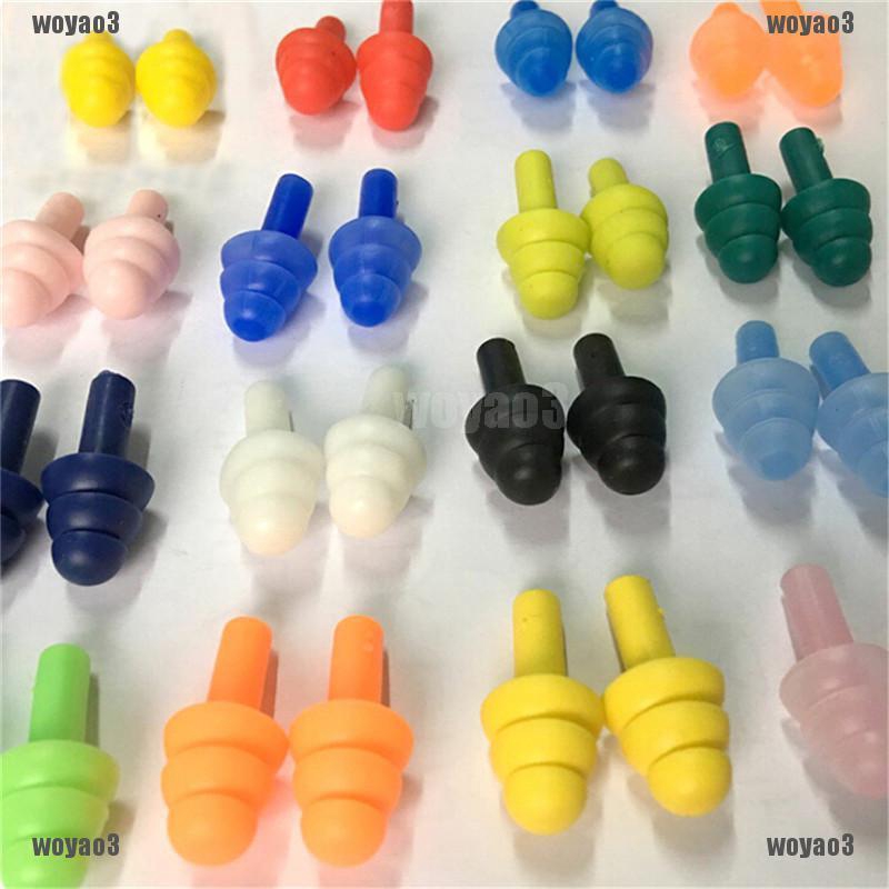 10 Cặp Nút Bịt Tai Dài 3cm Bằng Silicone Tiện Dụng