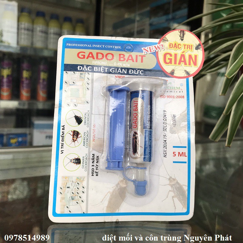 Thuốc diệt gián Gado Bait - gel diệt gián hiệu quả cao