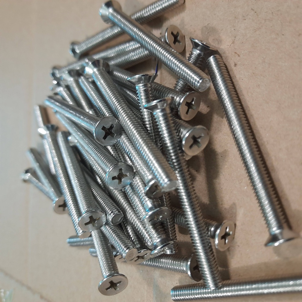 Ốc vít gù tay lái inox lục giác 6ly dài 60mm