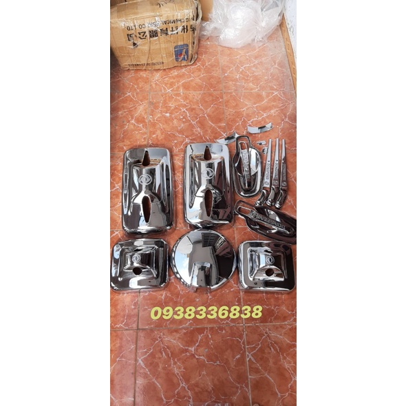Ốp gương xe tải mạ crom cao cấp