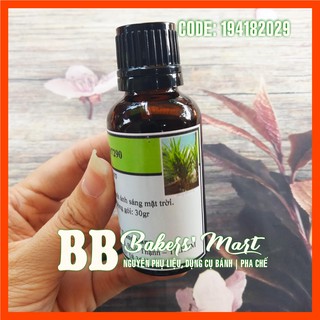 Hương mùi LÁ DỨA tổng hợp PANDAN 6997290 - Chai 30gr