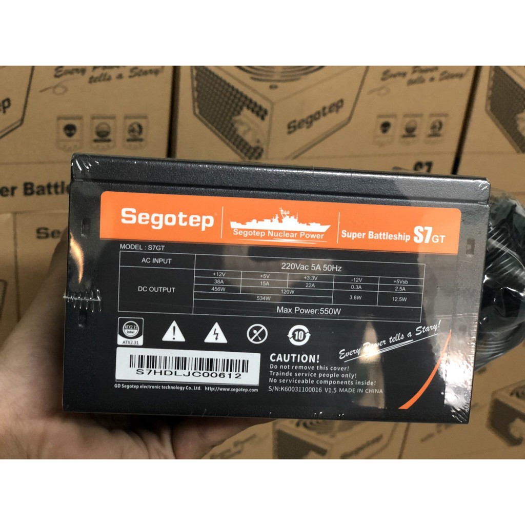 NGUỒN SEGOTEP 550W SUPER BATTLESHIP S7GT