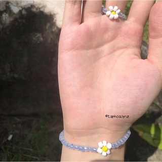 Vòng tay và nhẫn hạt cườm DIY - Iris