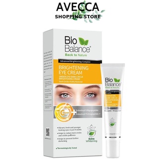 Kem Giảm Quầng Thâm Mắt, Bọng Mắt Bio Balance Thổ Nhĩ Kỳ 15ml