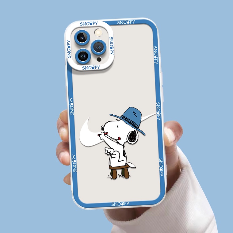 Ốp Điện Thoại TPU Silicon Mềm Trong Suốt Chống Sốc Hình Chú Cún Dễ Thương Cho IPhone 14 Pro Max 11 13 XS XR X 8 7 6S 14 Plus 12