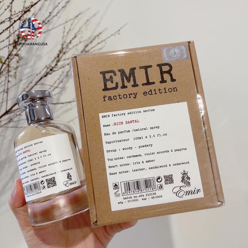 Về lại -Nước hoa nam RICH SANTAL EMIR FACTORY EDITION 100ml