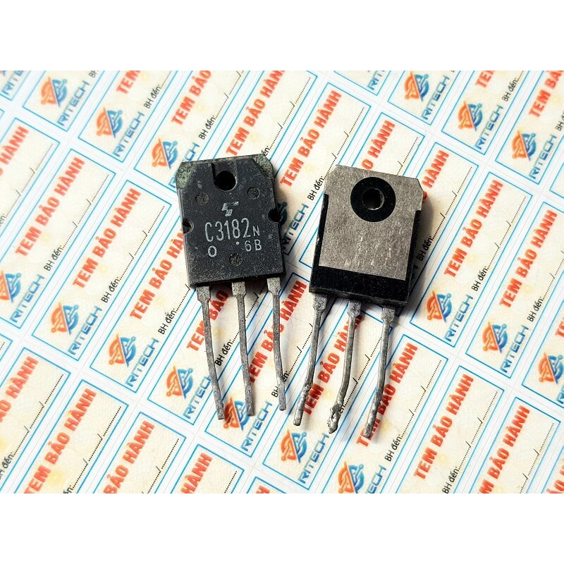 [Combo 3 chiếc] C3182, 2SC3182 Transistor NPN 140V/10A TO-3P(I) (Tháo Máy)