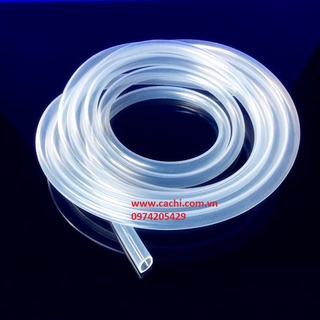 Ống silicon chịu nhiêt cao kích thước 6x8mm 8x12mm 10x14mm 12x16mm 14x18mm (đường kính trong x đường kính ngoài) (mét)