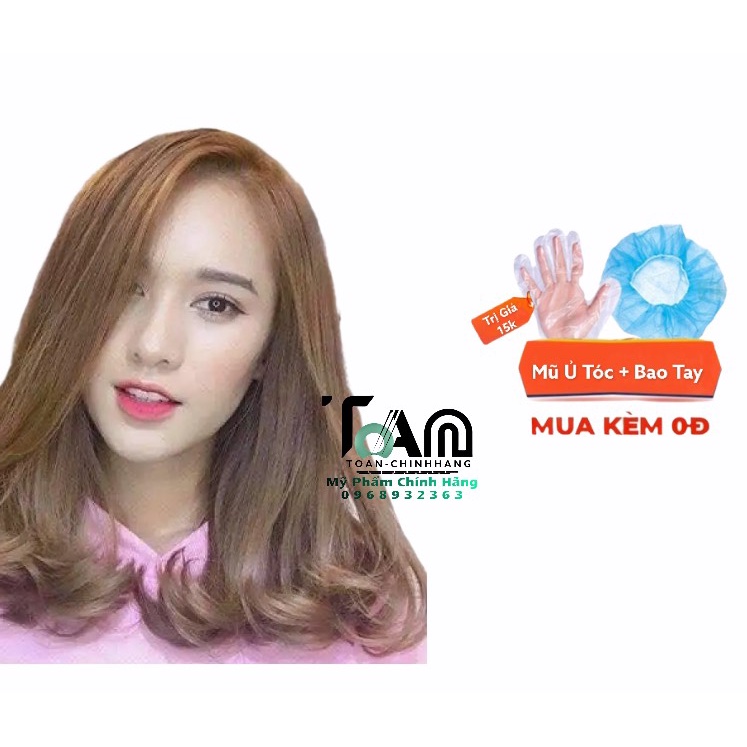 Combo Nhuộm Tóc (Màu Nâu Vàng) + Oxy
