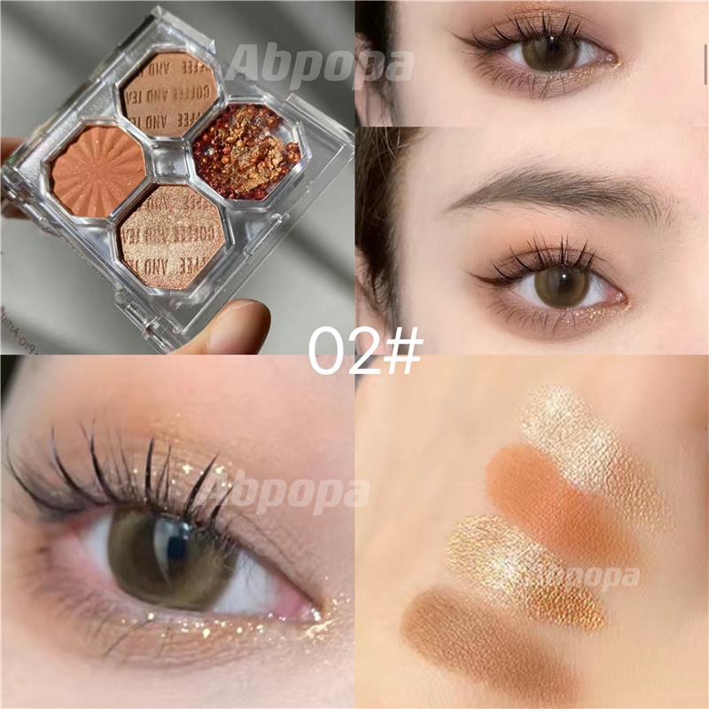 [Hàng mới về] Bảng phấn mắt Colorina Pro-Artist với 4 màu tông nude đất chống thấm nước lâu trôi | BigBuy360 - bigbuy360.vn
