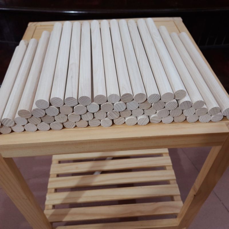 Thanh Gỗ Tròn Tần Bì Phi 16mm,Các Kích Thước