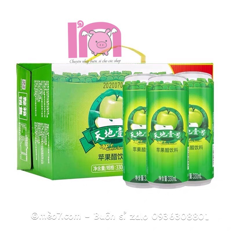 ivn159 Nước Táo Lên Men Tian Di No 1 - 330ml nước uống giấm táo giảm cân tốt cho sức khoẻ thiên địa nhất hạo có tem nhãn | BigBuy360 - bigbuy360.vn