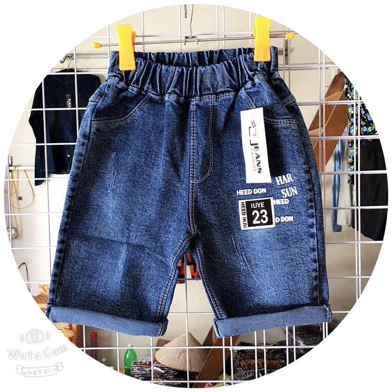 Quần bò ngố_ đùi nam size 12-35kg