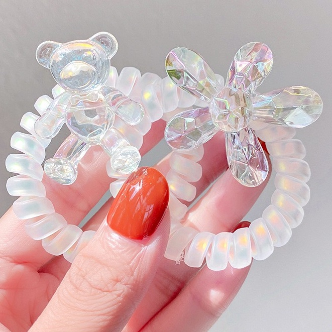 Chun Buộc Tóc - Dây Cột Tóc Lò Xo Co Giãn Đính Hình Dễ Thương Cho Nữ T2 - #daybuoctoc