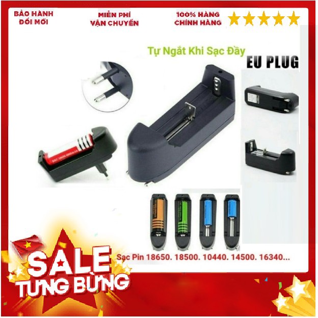 Sạc pin đa năng đơn cho pin lithium 18650 16340 14500 18350 14000...